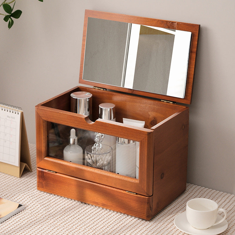 Desktop storage box household cosmetics storage cabinet eprolo