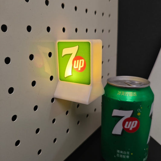 Creative Beverage Magnetic Fridge Sticker Mini Decor 3D Stereo Light-up Sign Ornament eprolo
