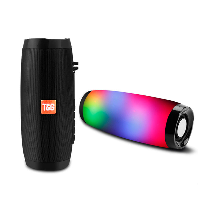 TG157 Colorful Bluetooth Speaker Outdoor Portable Colorful Light Card Creative LED Light Audio eprolo