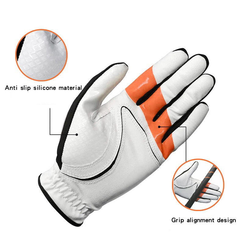 Golf Grip Rod Positioning Gloves Reduce Gouping Golf Training Left Hand Gloves Single eprolo