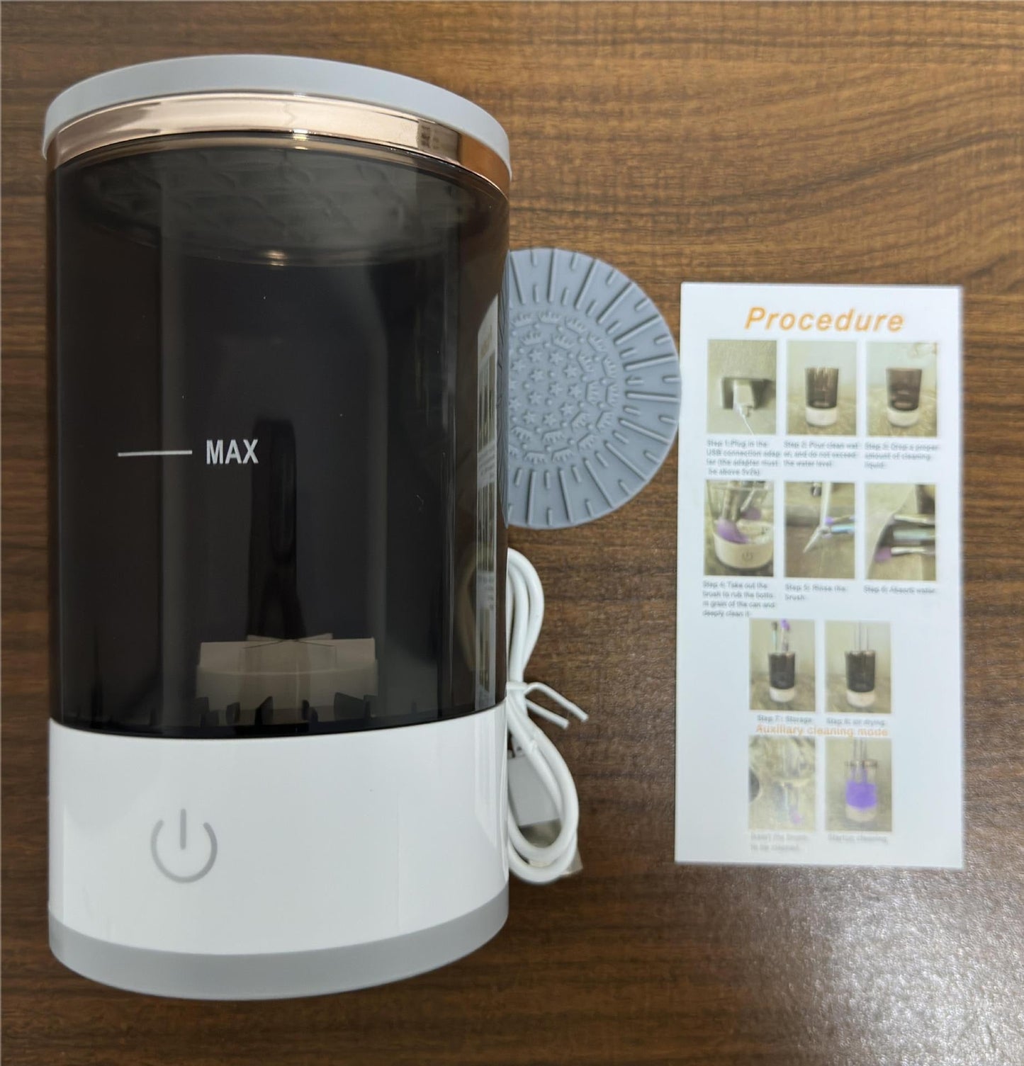 3 in 1 Automatic USB Automatic portable spinning makeup brush cleaner device makeup brush cleaner eprolo