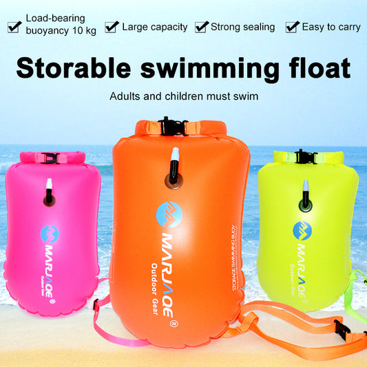 PVC Inflatables Storage Swim Buoys Dry Bag Orange Floating Safety Swimming Buoy eprolo