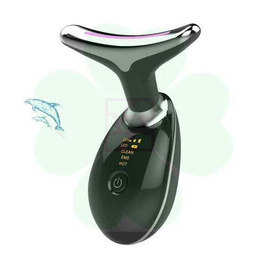 Neck beauty device vibration massage neck wrinkle device lifting neck and facial color light introduction beauty device eprolo