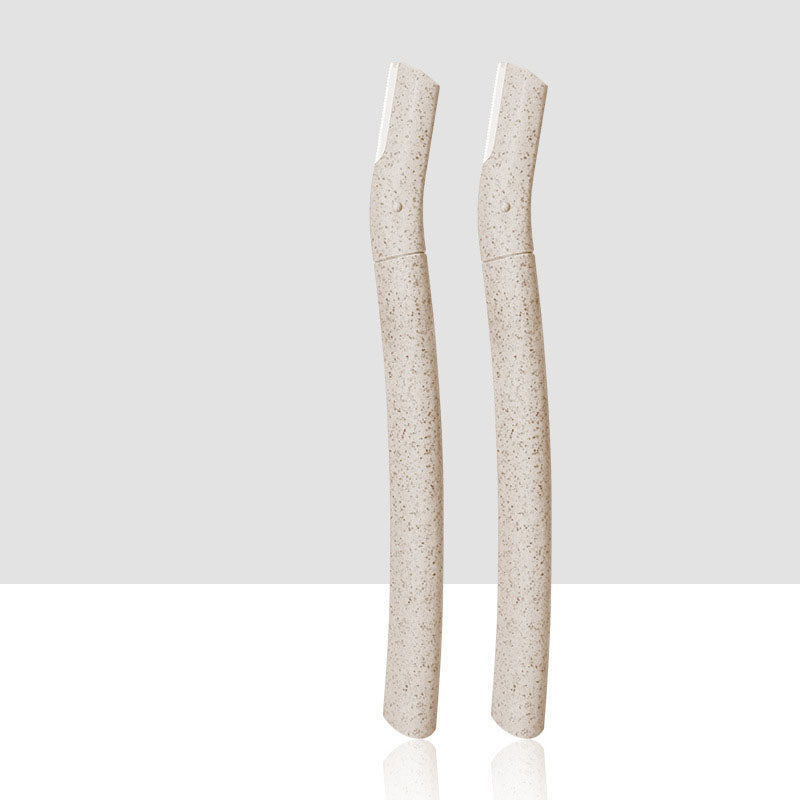 2 Pcs Eyebrow Trimmer Set Macro Safety Eyebrow Razor Ladies Eyebrow Shaver Shaved Eyebrow Knife Beauty Tool eprolo