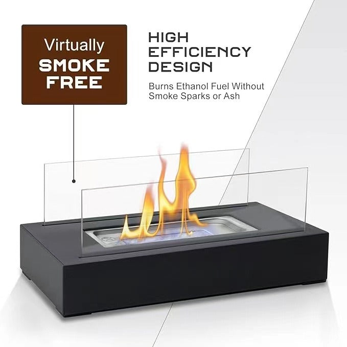 Desktop alcohol fireplace indoor metal fireplace rectangular portable real fire fireplace outdoor fireplace eprolo