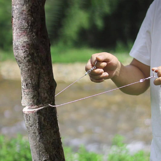 Military-grade outdoor travel survival kit with mini camping tools, emergency bracelet, whistle, blanket and knife. eprolo