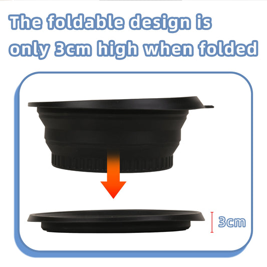 Silicone Ice Bath Washbasin Relief Stress Improved Blood Circulation Ice Washbowl Foldable Rapid Cooling Bathing Travel eprolo