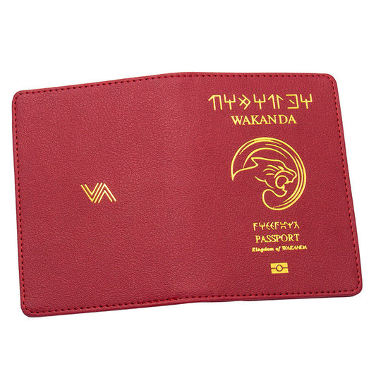 Batman Passport Holder Black Panther Kingdom Passport Set Marvel Hero Ticket Holder eprolo