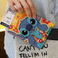Interstellar Baby Stitch Cartoon Passport Clip Document Pack Protective Cover Multi functional Card Pack eprolo