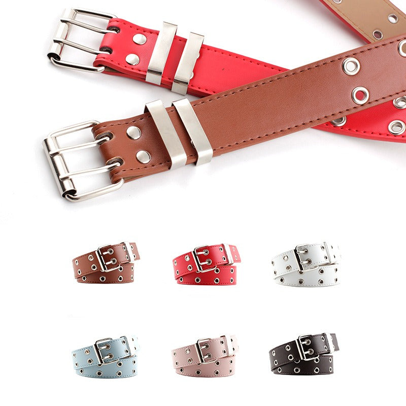 Hip Hop Punk Style Belt Casual Jeans Fashion Chain Decorative Trouser Strap Eyelet Belt eprolo