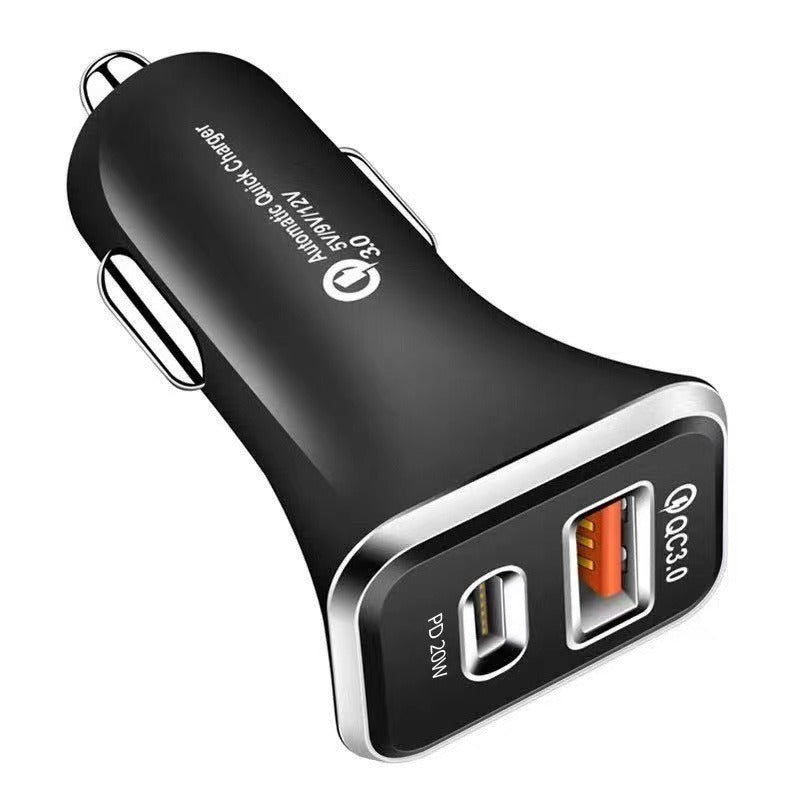 PD car charger TYPE-C fast charging car charging head CE certified 18W charger QC3.0 eprolo