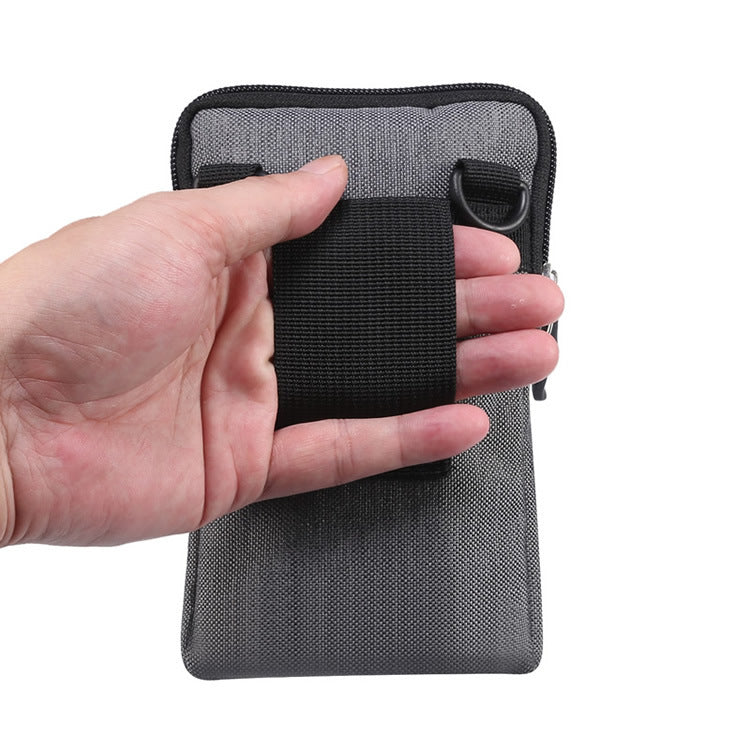 Multifunctional Phone Bag with Belt Loop, Lightweight Fabric Waist Bag for Men and Women, Portable Mini Shoulder Crossbody Bag for Outdoor Activities eprolo