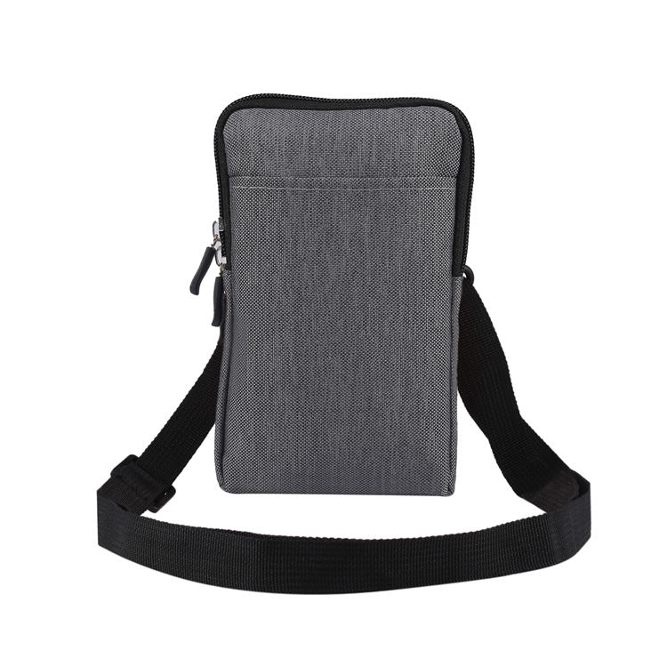 Multifunctional Phone Bag with Belt Loop, Lightweight Fabric Waist Bag for Men and Women, Portable Mini Shoulder Crossbody Bag for Outdoor Activities eprolo