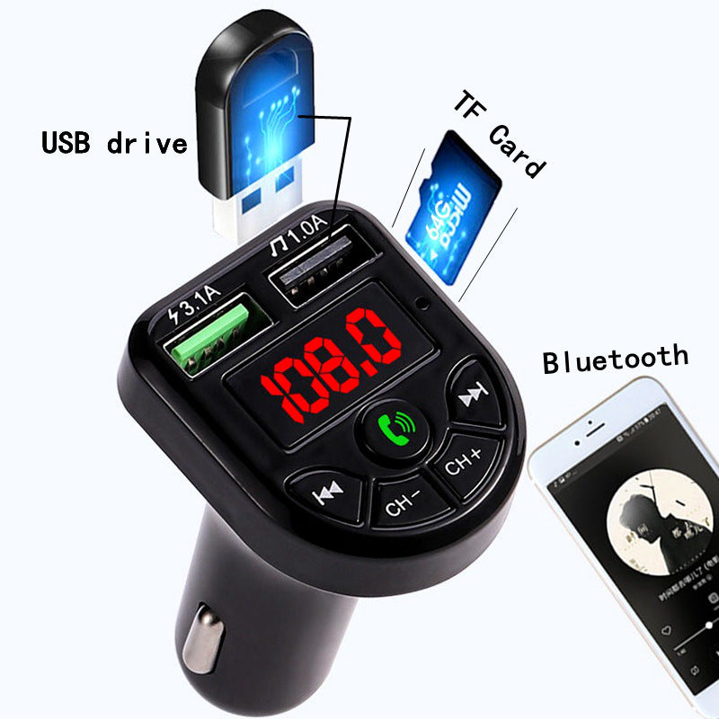 Car mp3 BTE5 Bluetooth Receiver E5 Car MP3 FM Transmitter Hands-free Call eprolo