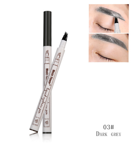 Music Flower Brand Makeup 3 Colors Fine Sketch Liquid Eyebrow Pen Waterproof Tattoo Super Durable Eye Brow eprolo