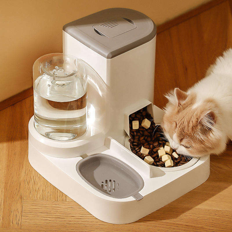 Automatic Cat Feeder Pet Bowls Dispenser Stainless Steel Bowls Cat Dog Pet Feeder Automatic eprolo