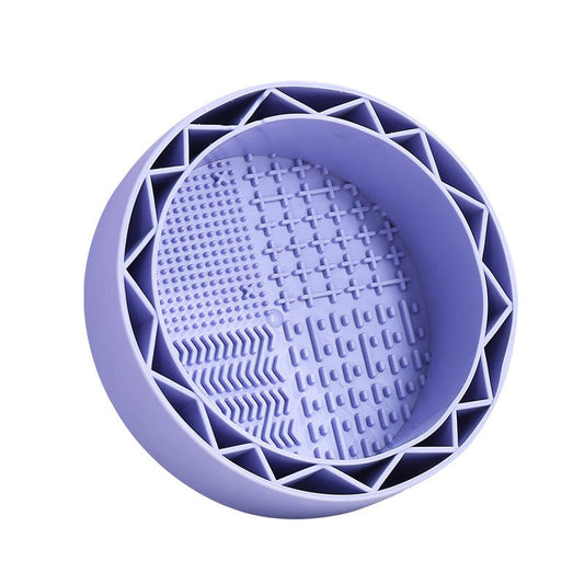 Reusable Makeup Brushes Cleaning Bowl Soft Texture Silicone Cosmetic Beauty Washing Bowl eprolo
