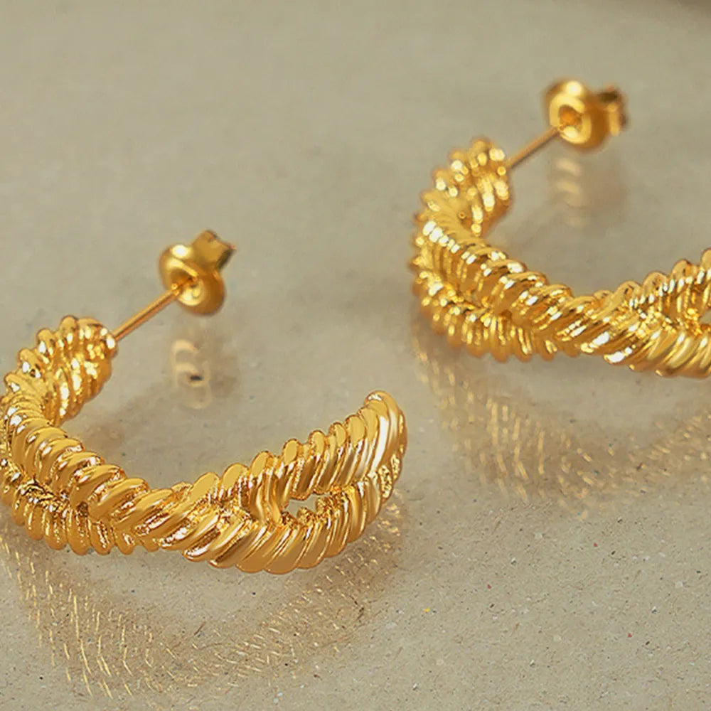 Titanium Steel Geometric Stud Earrings eprolo