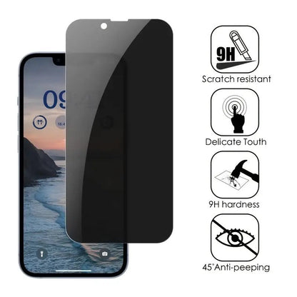 1-4Pcs Anti-spy Tempered Glass for IPhone 15 14 13 12 11Pro Max Full Cover Privacy Screen Protector For iPhone X XS Max XR Glass eprolo