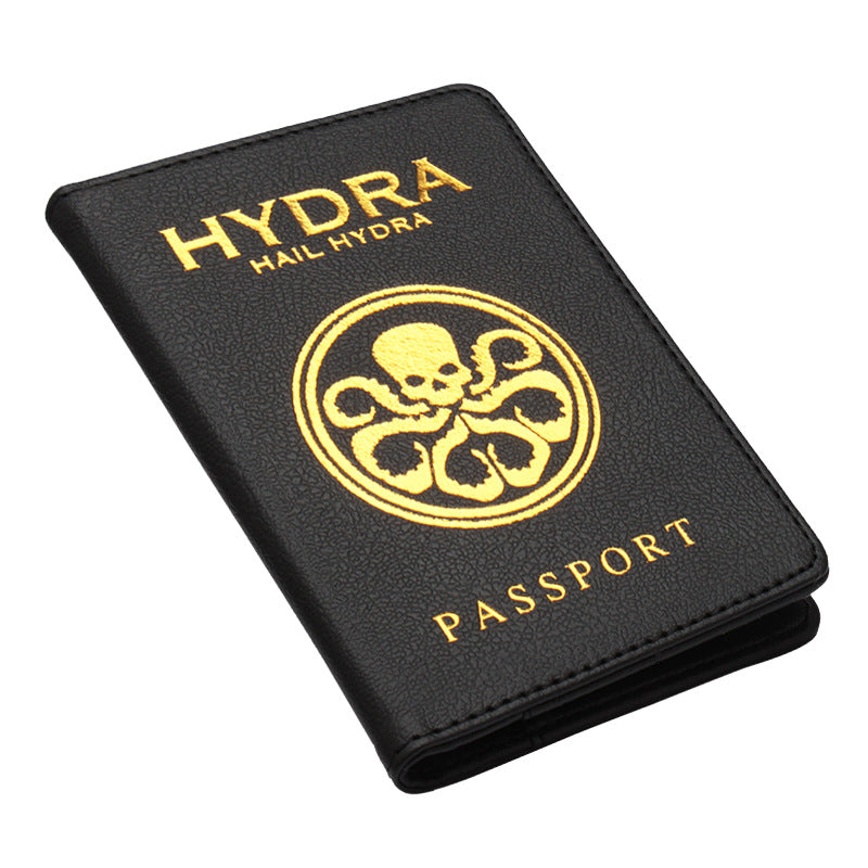 Batman Passport Holder Black Panther Kingdom Passport Set Marvel Hero Ticket Holder eprolo