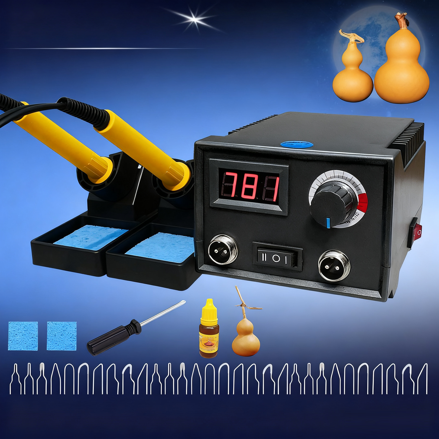 Pengjia Temperature Regulating Pyrography Machine Board Pyrography Tool Set Pyrography Wood Burning Pen Electric Iron Brush eprolo
