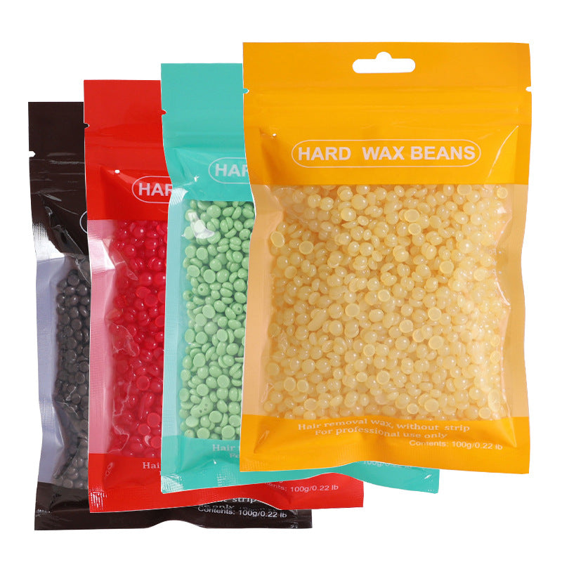 10pcs Hair Removal Hard Wax Beans, 100g Bag, Suitable for Bikini, Underarms, and Full Body, Hot Wax Depilation eprolo