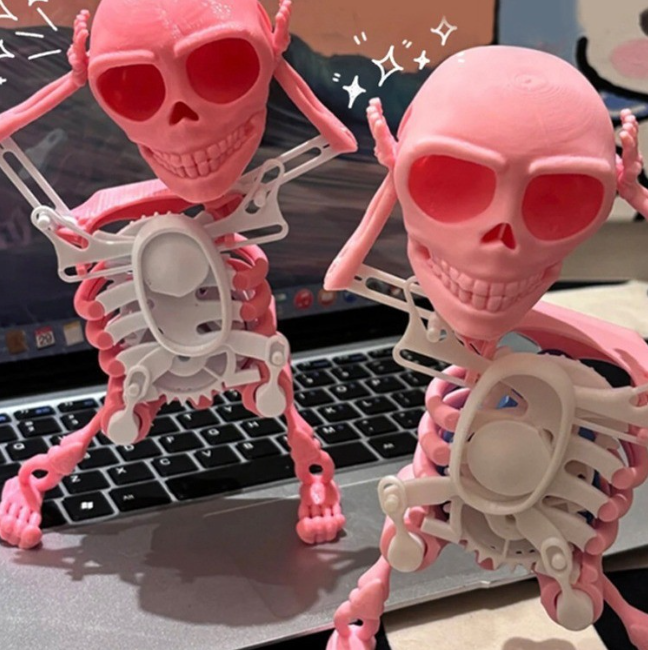 Dancing and Swinging 3D Skull Toy eprolo