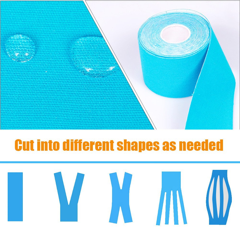 Sports muscle protector with all cotton waterproof 5cm muscle patch/intramuscular effect kinesiology tape eprolo