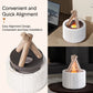 Simulated Flame Aroma Diffuser Bonfire Air Humidifier Ultrasonic Cool Mist Maker Fogger LED Essential Oil Lamp Difusor eprolo