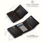 Men's Carbon Fiber Magnetic Card Clip PU Leather RFID Bank Card Bag Large Capacity Card Clip eprolo