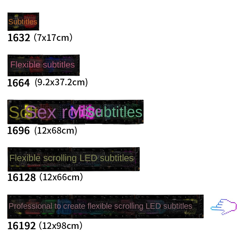 Flexible LED Advertising Screen LED Soft Panel APP Bluetooth Car Display eprolo