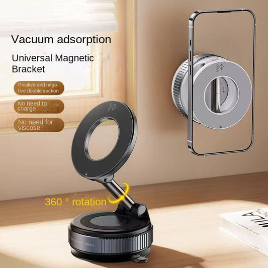 Magnetic Car Mount Vacuum Suction Cup Holder for Navigation Black Technology Product eprolo