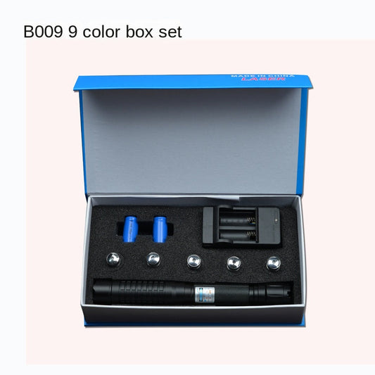 Factory Direct Sales High-Power Blue Laser Pointer Flashlight Outdoor Entertainment Laser Light Starry Sky Effect eprolo