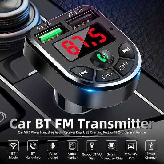 Car mp3 BTE5 Bluetooth Receiver E5 Car MP3 FM Transmitter Hands-free Call eprolo