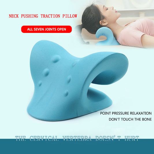 C-Type Cervical Spine Massage Pillow Cervical Spine Orthosis Traction Massage Pillow Sleep Shoulder And Neck Massage Pillow eprolo