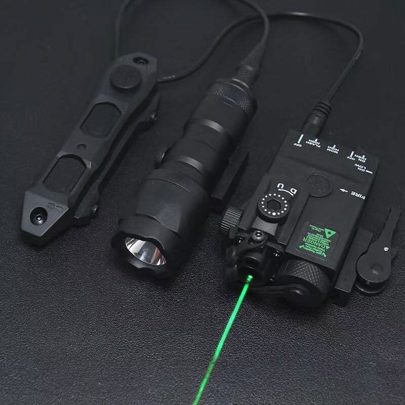 MINI-A2 PEQ15 Laser & IR Tactical Light - 20MM Picatinny Rail Mount, Red/Green Sight for M300/M600 eprolo