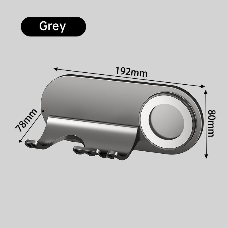 No - drill Magnetic Hair Dryer Wall Mount. Synthetic plastic, for Dyson/Leihen/Kexi. Colors: gray & white eprolo