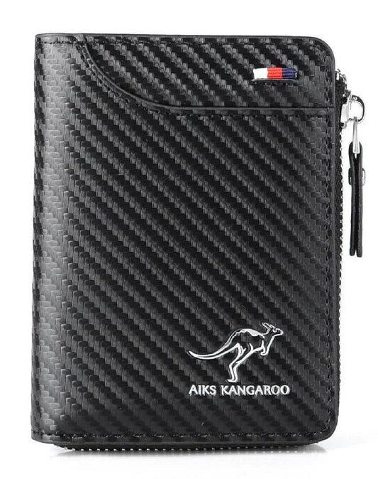 Men's  Protected PU Leather Wallet Vintage Short Purse eprolo