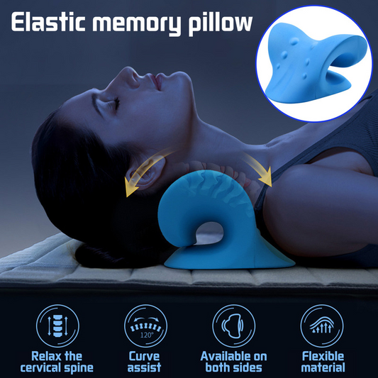 C-Type Cervical Spine Massage Pillow Cervical Spine Orthosis Traction Massage Pillow Sleep Shoulder And Neck Massage Pillow eprolo