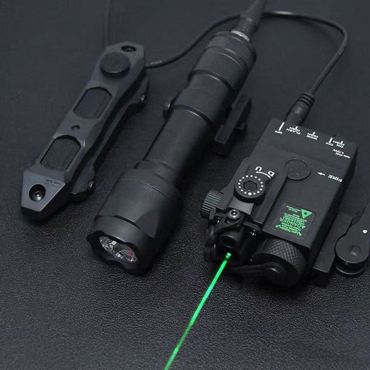 MINI-A2 PEQ15 Laser & IR Tactical Light - 20MM Picatinny Rail Mount, Red/Green Sight for M300/M600 eprolo