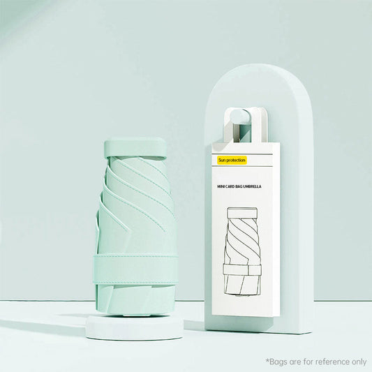 Mini Umbrella: UV Protection, Compact, Portable for Women, Pocket-sized, Folding, Ideal for Travel. eprolo