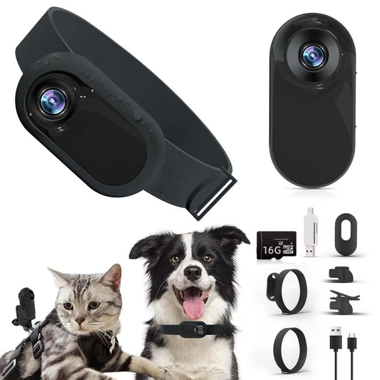 Portable Camera Magnetic Collar Clip Thumb Sports Camera HD Outdoor Pet Camera Portable Cycling Recorder eprolo