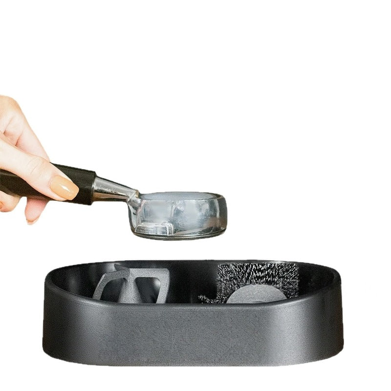 Coffee Portafilter Cleaning Kit - Machine Brush & Stand Set for Espresso, Wine Barrel, Bar & Stainless Steel Kitchen Tools eprolo