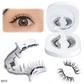 Soft magnetic suction zero glue false eyelashes supernatural simulation thick curling portable eprolo