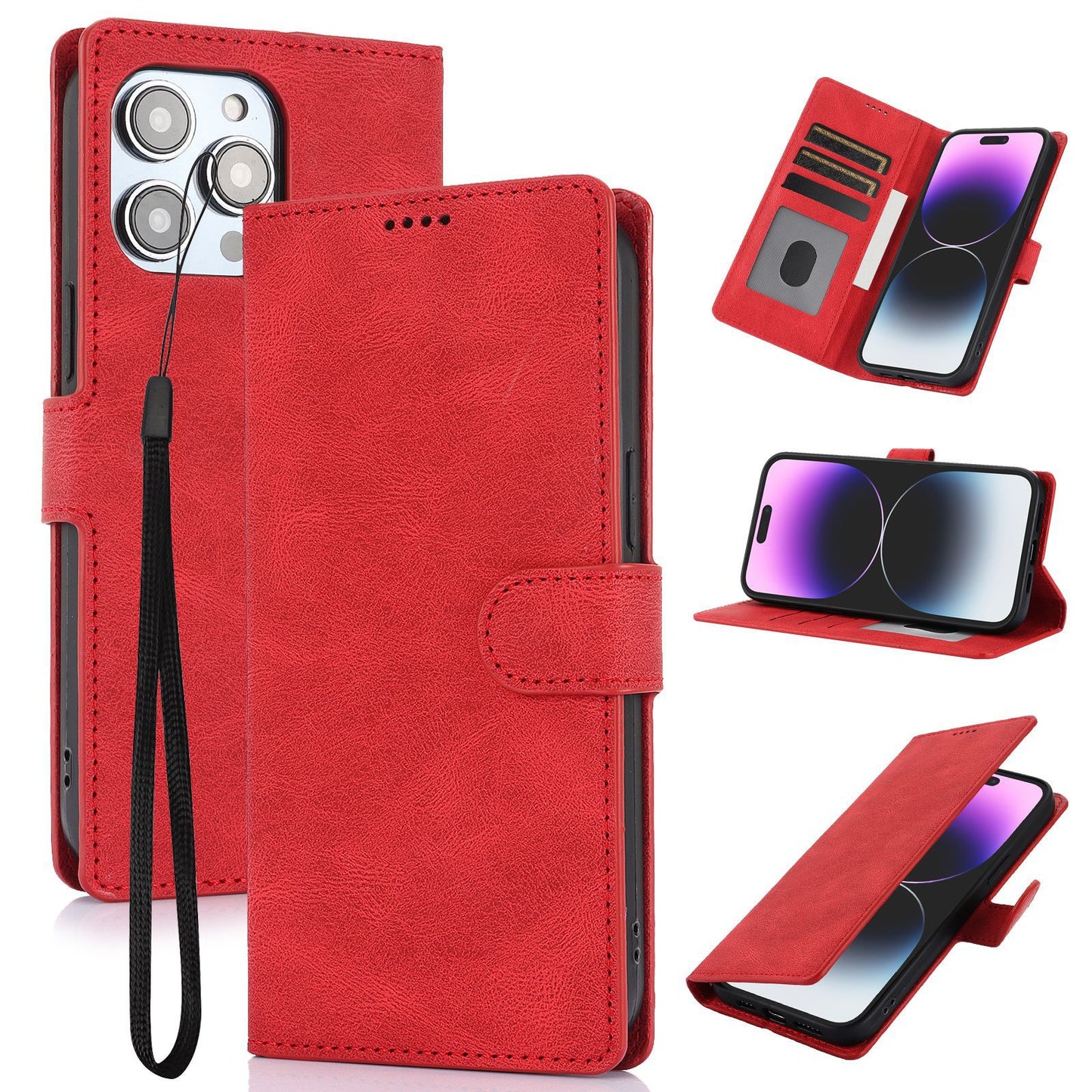 Suitable for Apple 16 Pro phone case FE wallet style anti drop phone leather case eprolo