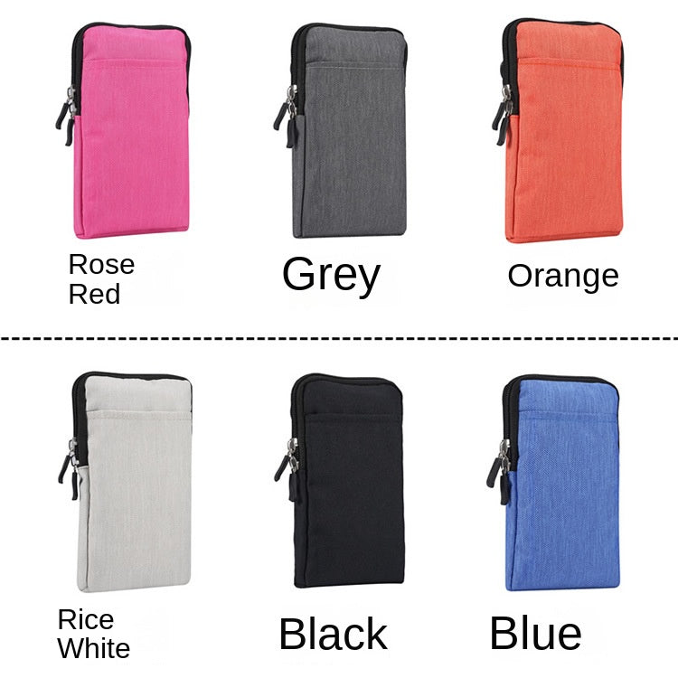 Multifunctional Phone Bag with Belt Loop, Lightweight Fabric Waist Bag for Men and Women, Portable Mini Shoulder Crossbody Bag for Outdoor Activities eprolo