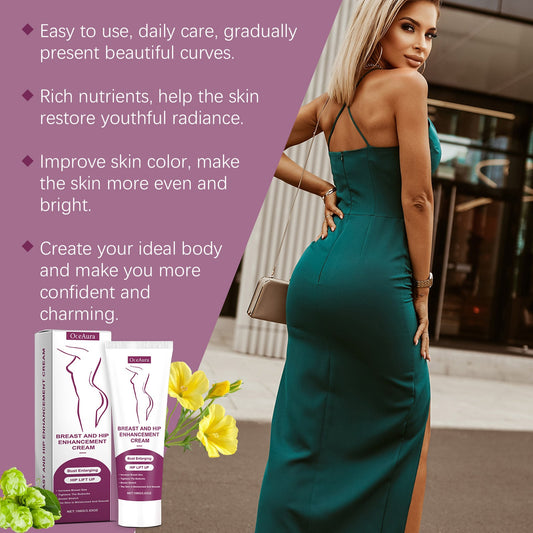 OceAura Buttock And Chest Care Cream Buttock And Chest Skin Moisturizing Care Elastic Moist And Smooth Skin Daily Body Care eprolo