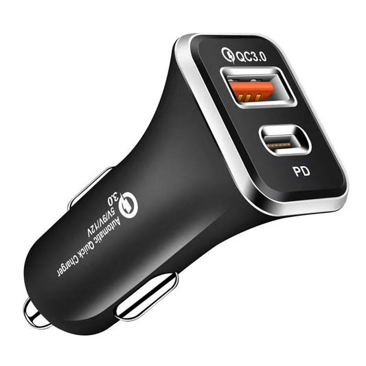 PD car charger TYPE-C fast charging car charging head CE certified 18W charger QC3.0 eprolo