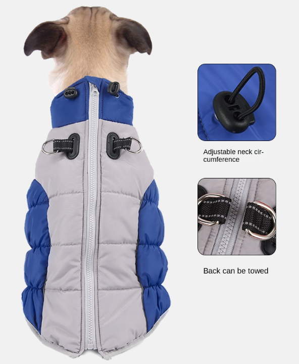 Winter Pet Cotton Coat Thick Warm Dog Clothing Comfortable Reflective Pet Clothing Wholesale Manufacturer eprolo