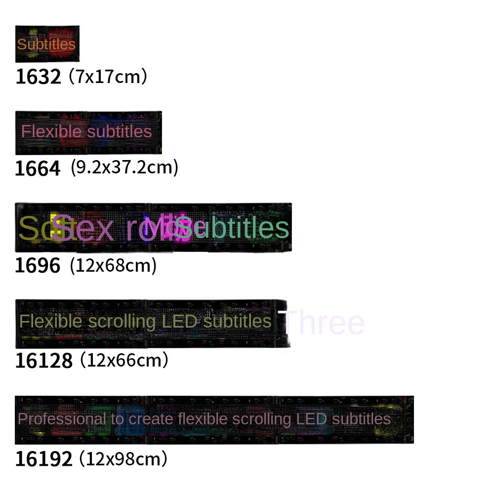 Flexible LED Advertising Screen LED Soft Panel APP Bluetooth Car Display eprolo